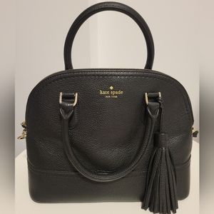 KATE SPADE New York - Carli Mccall Street Leather Satchel (black)
